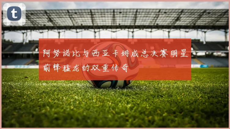 阿努诺比与西亚卡姆成总决赛明星前锋猛龙的双重传奇
